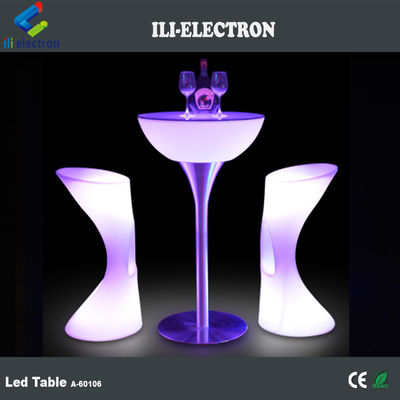 Ticari LED Işık Kokteyl Masası, Partilere İletilen Kablosuz Bar Masası