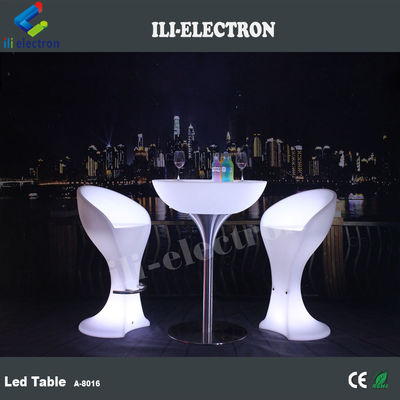 Ticari LED Işık Kokteyl Masası, Partilere İletilen Kablosuz Bar Masası