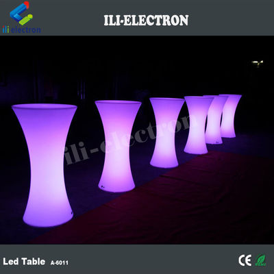 Ticari olarak kullanılan plastik led kokteyl masası