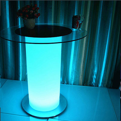 Cam masaüstü aydınlatılmış led bar masaları