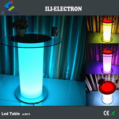 Cam masaüstü aydınlatılmış led bar masaları