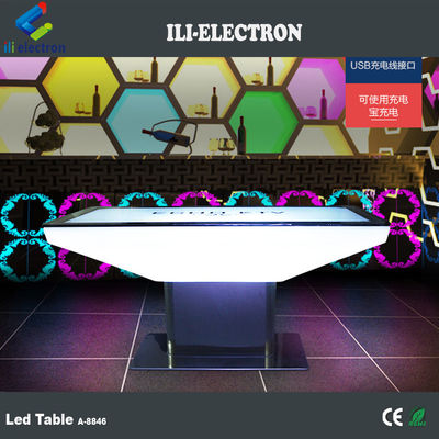 Şarj edilebilir plastik led bar masası