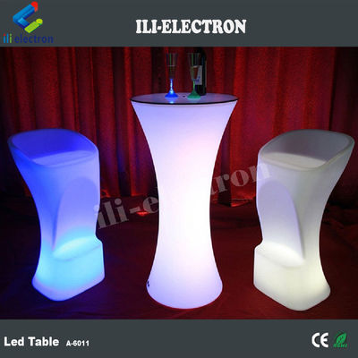 Parlak Parlak Mobil Kokteyl Bar Masa Led Taşınabilir Kokteyl Masa