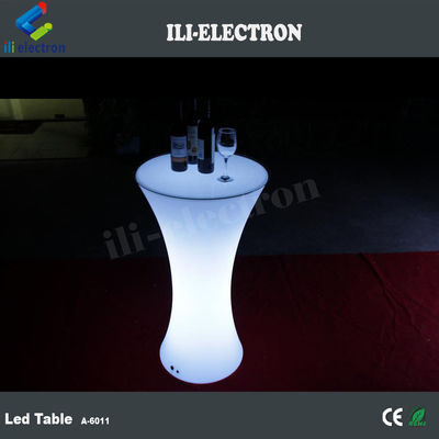 Parlak Parlak Mobil Kokteyl Bar Masa Led Taşınabilir Kokteyl Masa