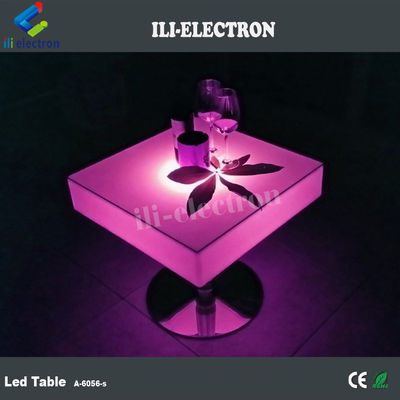 Ticari olarak kullanılan PE plastik LED ışıltılı masa