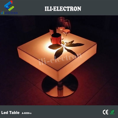 Ticari olarak kullanılan PE plastik LED ışıltılı masa
