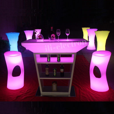 Renk Değişen RGB Işıklandırılmış Parlak Masa 80000 saatlik Pil Süresi