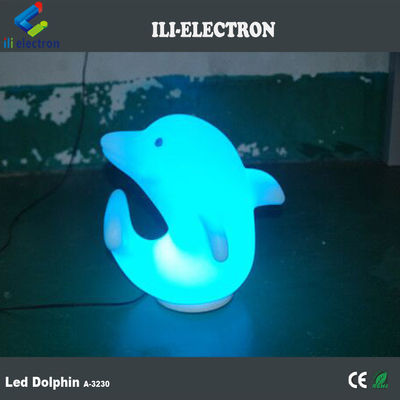 Plastik Dolphin LED Işıkları 3500K Sıcak Beyaz Şarj edilebilir lityum pil ile