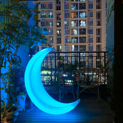 Etkinlik dekorasyonu ışıltılı plastik led ay salonu