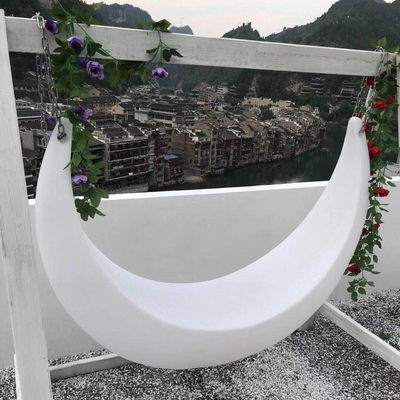 Şarj edilebilir lityum pilli parlak LED ay sandalyesi