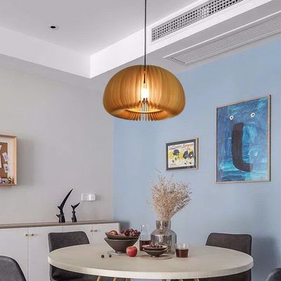 Ahşap yemek odası lamba kolye ışığı