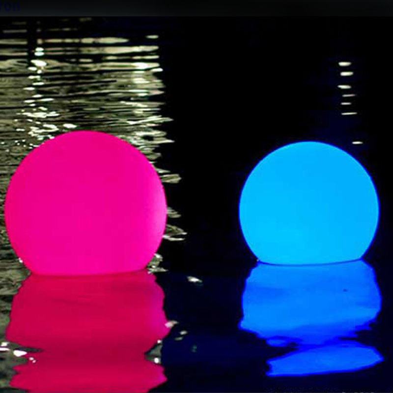LED Yüzme Havuzu Parlak Işıklar Top Su geçirmez Yüzme 16 Renk Değişken