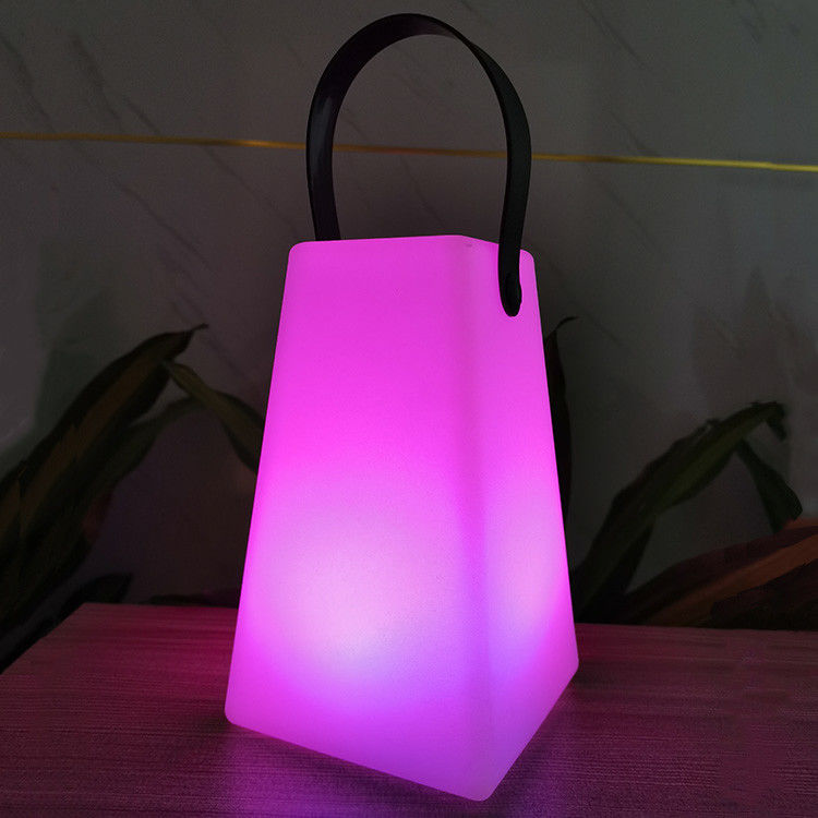 LED Plastik Renk Değiştirme Su geçirmez Bahçe Dekoratif Lambası Uzaktan Kumandalı