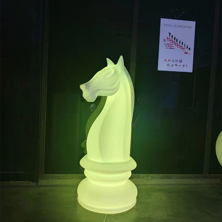 Deniz Atı Şekil Değiştirme Renk Bahçe Işığı Şarj edilebilir Plastik LED Işık