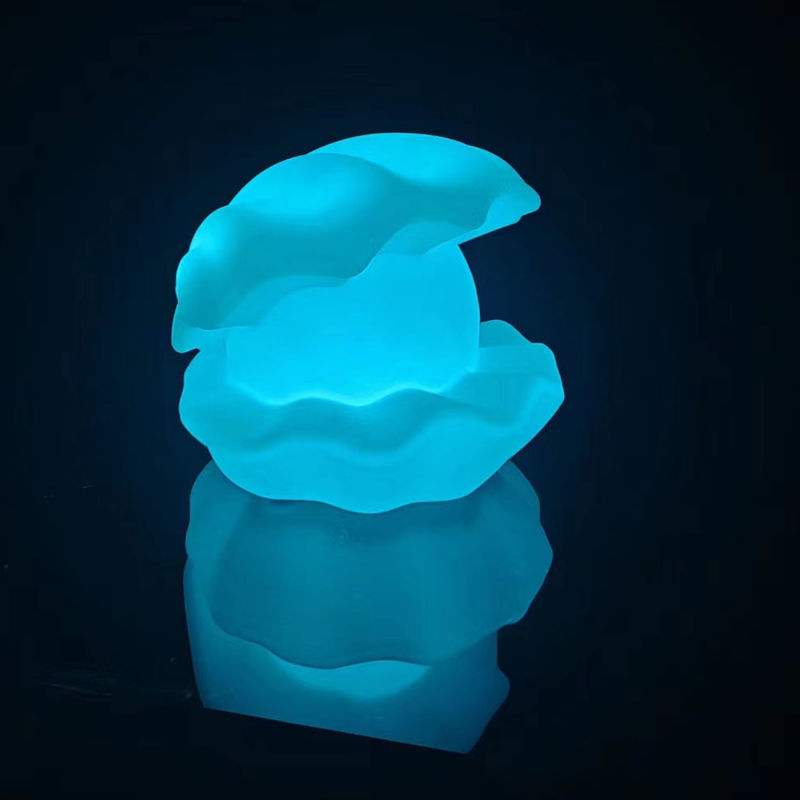 Renkli Havuz Parlak Işıklar, RGB LED Çocuk Gece Işığı Kabuk Şekli
