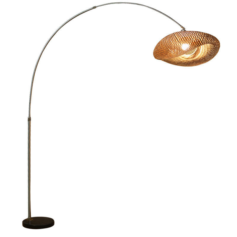 En iyi Kalite Modern Dekorasyon metal ayakta LED stand okuma lambası yaratıcı Balıkçılık zemin lambası