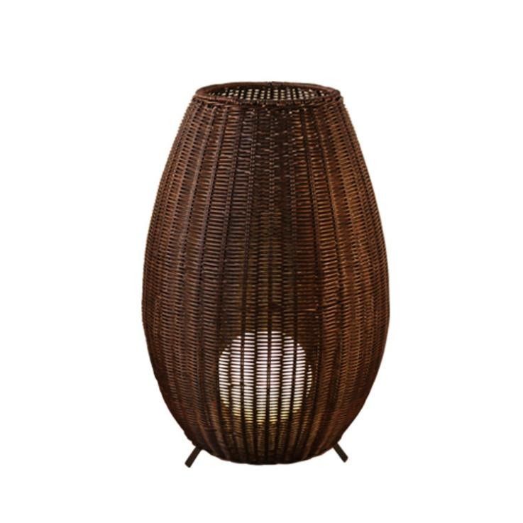 Oturma odası yatak odası çalışma oteli konak evi villa kulübü yaratıcı rattan dokuma zemin lambası