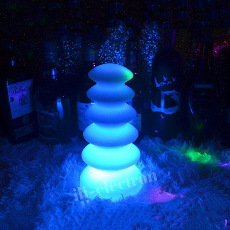 Çocuklar için çok renkli Noel LED gece lambası