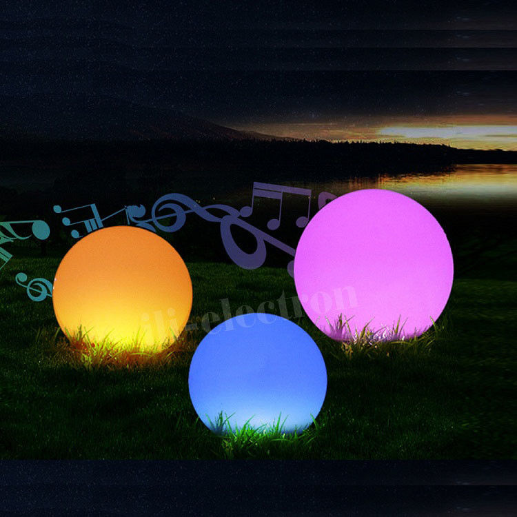 RGB Su geçirmez LED Top Işığı Dış / yıldönümü dekoratif küre lambaları