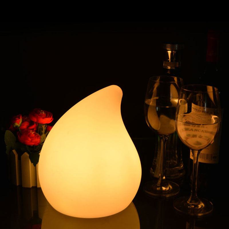 renkli şeftali şeklindeki plastik Mini light up table lamp