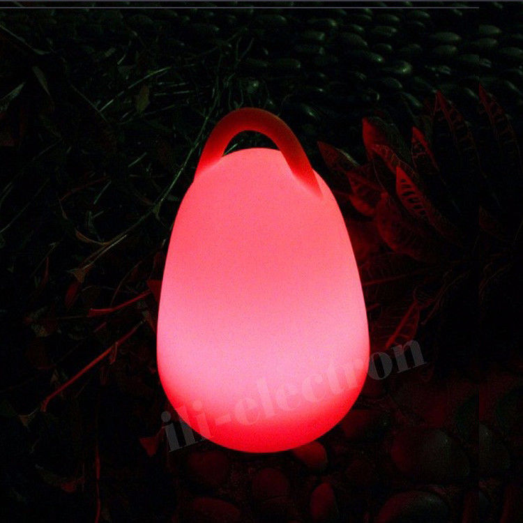 Su geçirmez plastik LED aksan lambaları 16 renkli dış bahçe lambaları