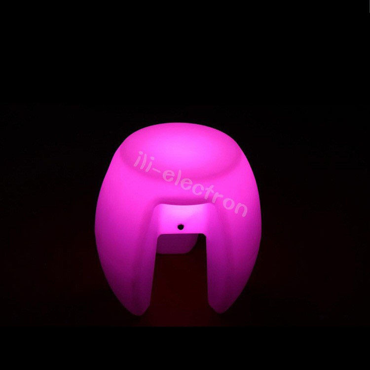 Renkli LED Parlaklık Mobilya, Bar Yükleme Işıklı Taşak Şarj edilebilir