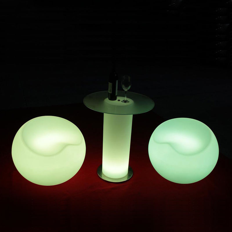 Muti Color RGB LED Light Kokteyl Masası, Su geçirmez Işıklı Bar Mobilyaları