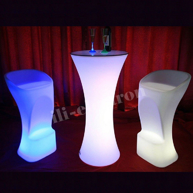 50*48*90cm Işıklandırılmış konforlu LED bar sandalyesi/ Işıklandırılmış Kokteyl Sandalyesi/ Işıklandırılmış LED bar sandalyesi