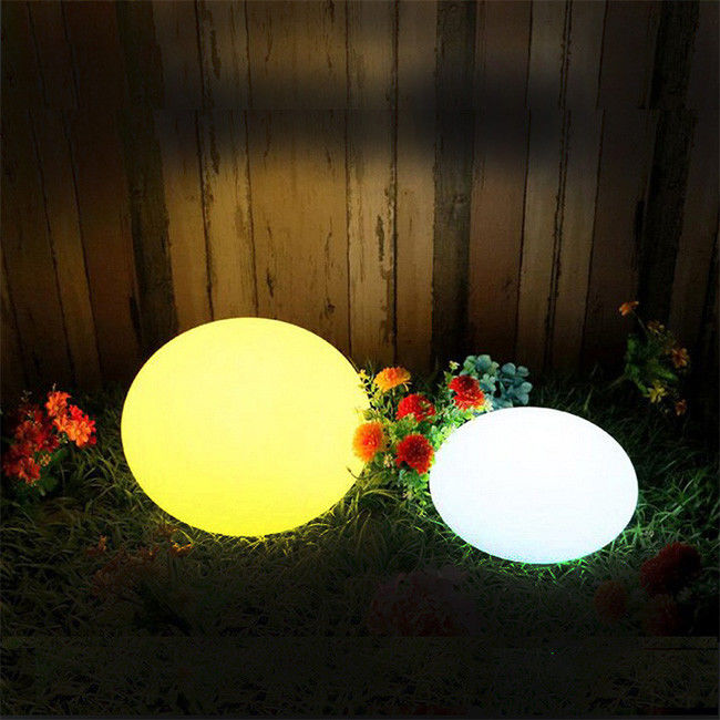 IP65 Su geçirmez Güneş Topu Lampu, LED Renk Değiştirme Parlak Toplar Bahçe İçin