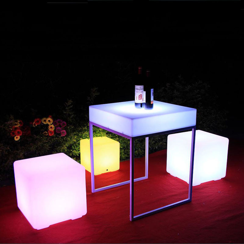 40cm uzaktan kumanda Patio LED küp lamba Fener LED ışık kaynağı Patio eğlence için